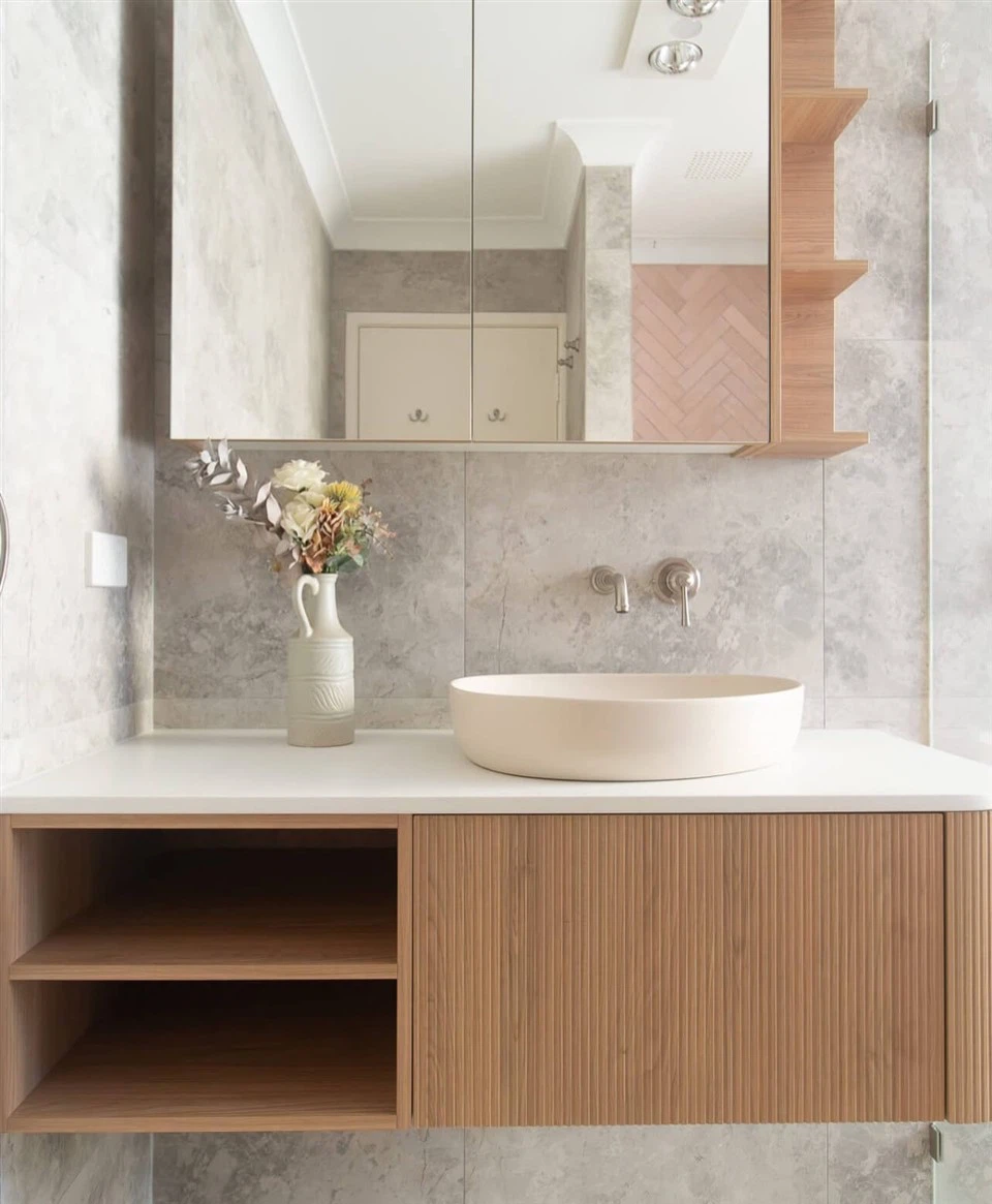 White Quartz Basin Top